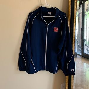 Russell STN Race Lightweight Navy Zip Front Jacket